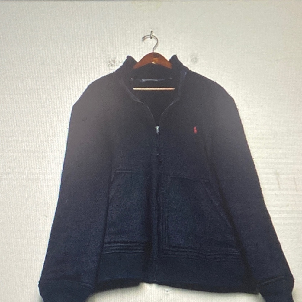 Polo Ralph Lauren Dark Blue Zip-Up Sweater
